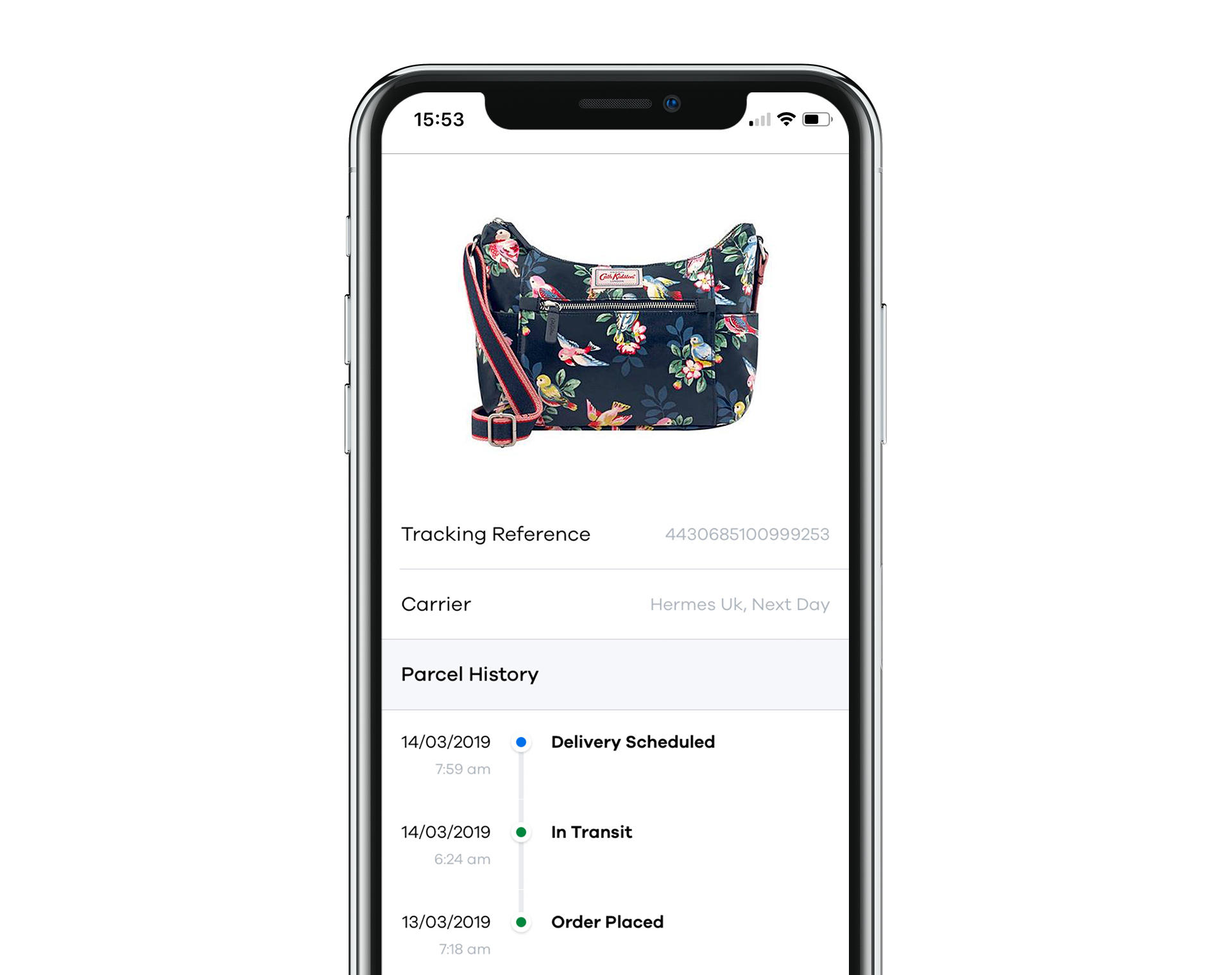 N Brown shopping on mobile